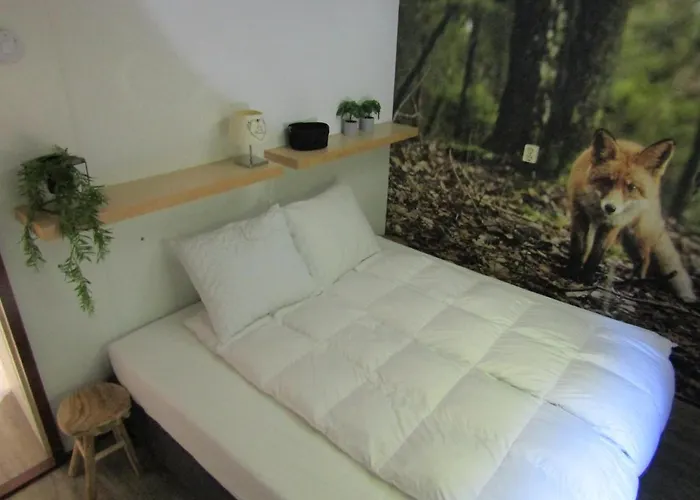 キャンプ場 6 Persoons Vakantiehuis Veluwe Zwembad Spa